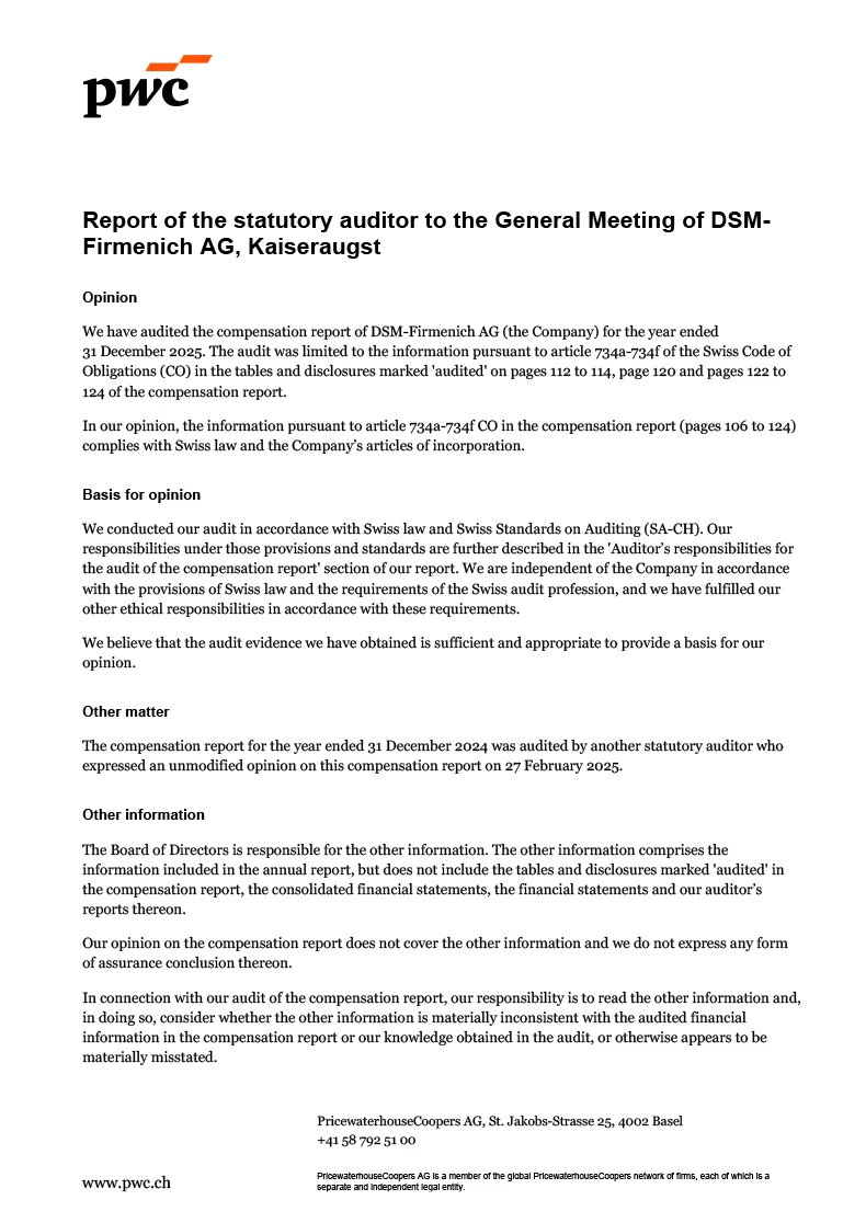 Auditors report (photo)