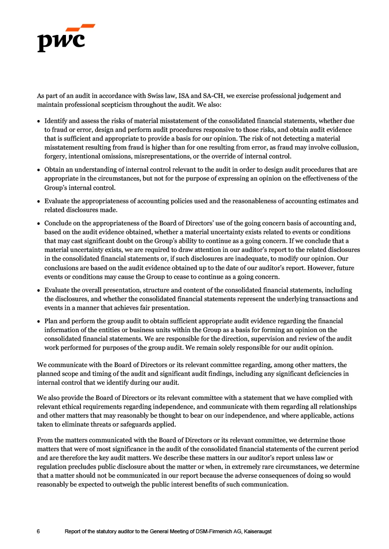 Auditors report (photo)