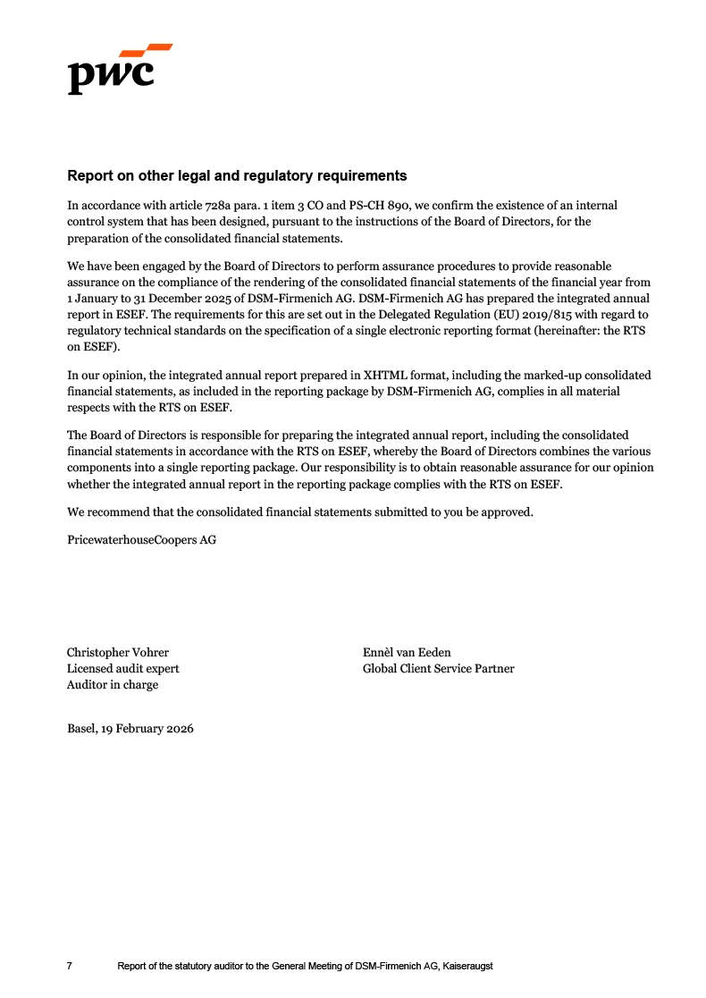 Auditors report (photo)