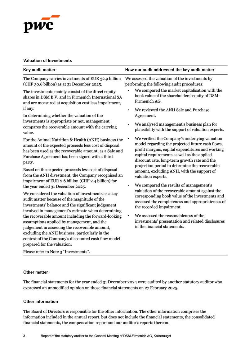 Auditors report (photo)