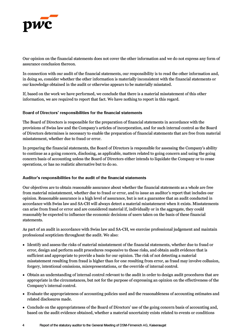 Auditors report (photo)