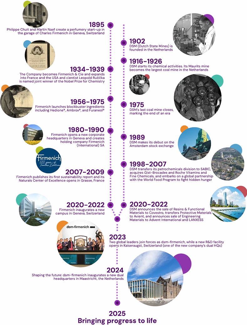 Our history (infographic)